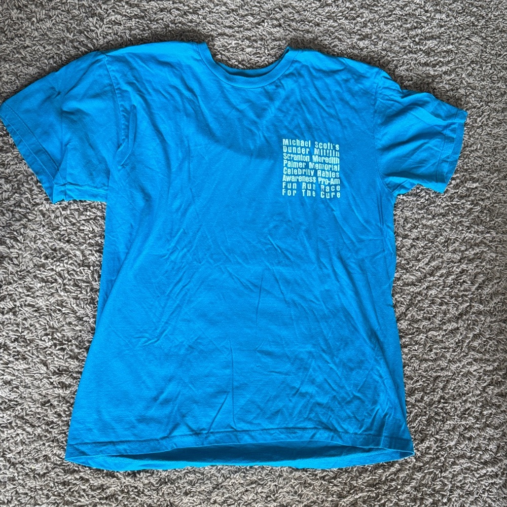 The Office Fun Run Teal Blue T-Shirt